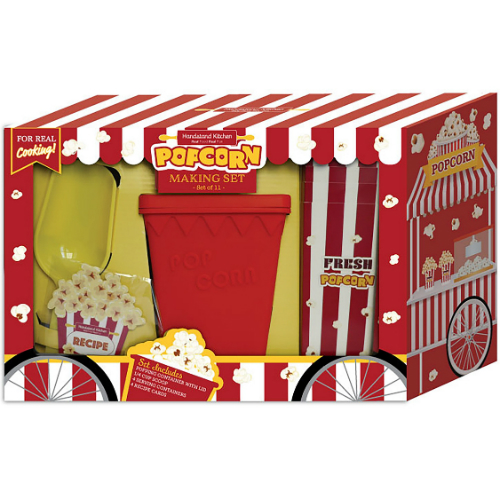 play kitchen with popcorn maker