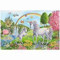 Prancing Unicorns Floor Puzzle 24 pc
