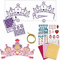 Djeco Do It Yourself Princess Mosaic Tiaras