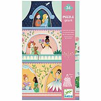 Djeco The Princess Tower 36 Pc Floor Puzzle