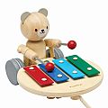 PlanToys Pull Along Musical Bear