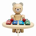 PlanToys Pull Along Musical Bear