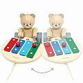 PlanToys Pull Along Musical Bear