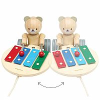 PlanToys Pull Along Musical Bear