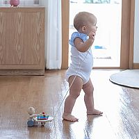 PlanToys Pull Along Musical Bear