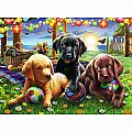 Puppy Picnic 100 Pc Puzzle
