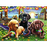 Puppy Picnic 100 Pc Puzzle