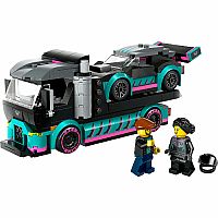 LEGO City Race Car and Car Carrier Truck
