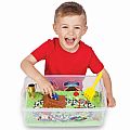 Sensory Bin - Race Track