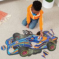 Shiny Racecar Floor Puzzle