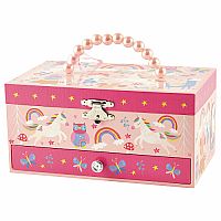 Rainbow Woodland Musical Jewelry Box