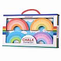 Sidewalk Chalk Rainbows