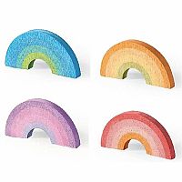 Sidewalk Chalk Rainbows