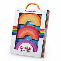 Sidewalk Chalk Rainbows