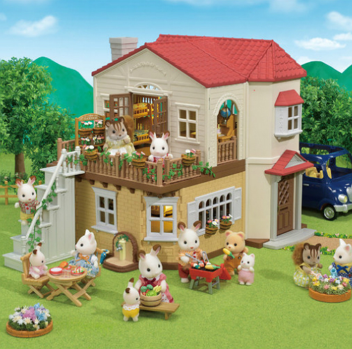 Calico Critters Red Roof Country Home Gift Set Smart Kids Toys
