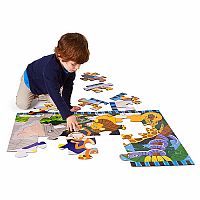 Safari Social 24 Piece Floor Puzzle