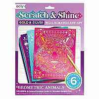 Scratch & Shine Geometric Animals