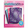 Scratch & Shine Foil Scratch Art - Glorious Garden