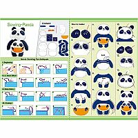 Sewing My First Doll Mom and Baby Panda