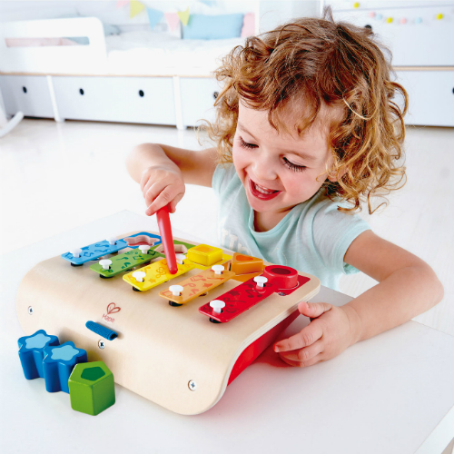 hape color and shape sorter