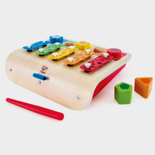 hape color and shape sorter