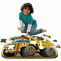 Shiny Dump Truck Floor Puzzle