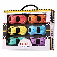 Sidewalk Chalk Race Cars