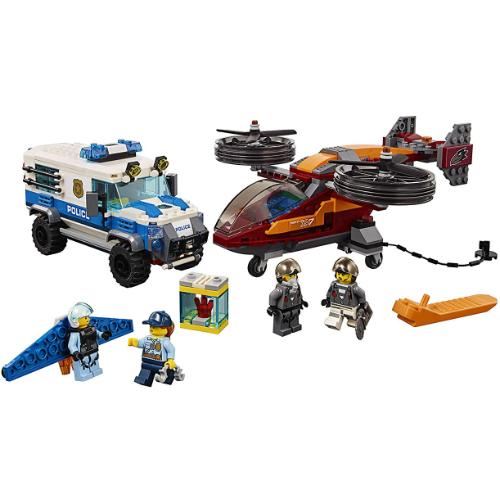 lego police auto transport heist