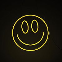 Happy Days Smiley Face Neon Light