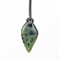 Soapstone Jewelry Carve Your Own Leaf Pendant