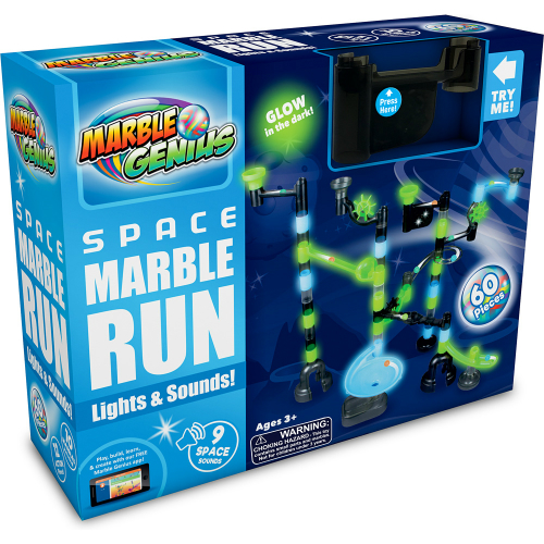Lights & Sounds Space Marble Run 60 pc Smart Kids Toys