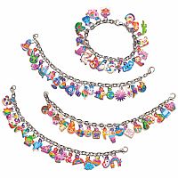 Craft-tastic DIY Sparkle Charm Bracelets