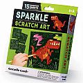 Sparkle Scratch Art Dinosaur