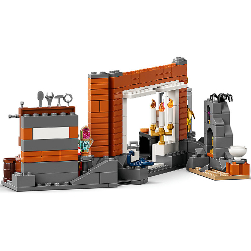 lego spiderman at the sanctum workshop