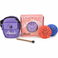 Amahi Steel Tongue Drum 3" Purple
