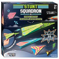 Stunt Squadron Neon Glow Paper Airplanes