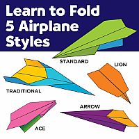 Stunt Squadron Neon Glow Paper Airplanes
