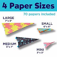 Stunt Squadron Neon Glow Paper Airplanes