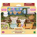 Calico Critters Sunny Picnic Set - Fennec Fox Sister & Baby