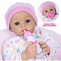 Sunshine Pink 7-Piece Baby Doll Feeding Support Gift Set