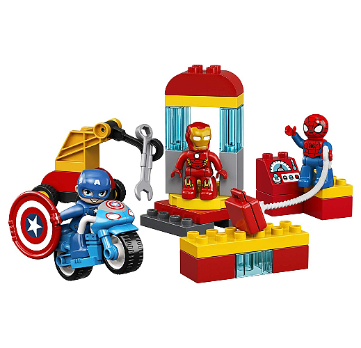 duplo superhero lab