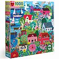 Swedish Fishing Village 1000 Piece Puzzle