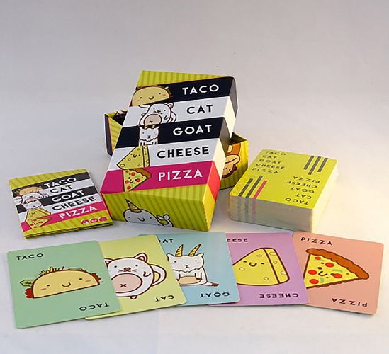 Taco Cat Goat Cheese Pizza Card Game Smart Kids Toys