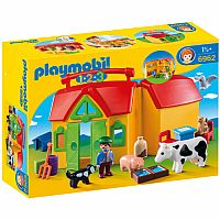 Playmobil 1.2.3 My Take Along Farm