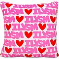 Theme ILYSM Chennille Pillow