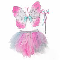 Think Mint Pink Skirt, Wings & Wand Size 4-6