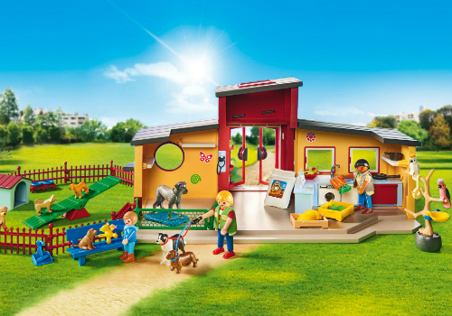 playmobil tiny paws pet hotel stores