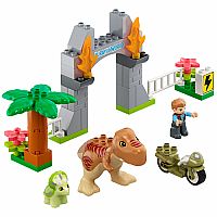 LEGO Duplo T.Rex And Triceratops Dinosaur Breakout