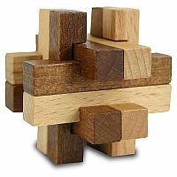 True Genius Wooden Brainteaser Puzzles: Curated Collection