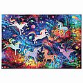 Holographic Unicorn Galaxy 100 Piece Puzzle